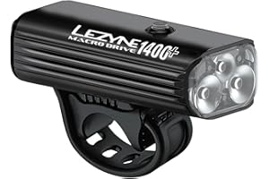 Lezyne Macro Drive Feu avant de vélo LED blanche rechargeable par USB