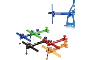 ZZYB Vista de Arco Recurvo Miras para Tiro al Arco Vista en Forma de T Aleación de Aluminio Visor de Arco 1 Pin Bow Sight para Arco Accesorio