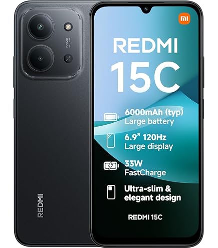 Xiaomi Redmi 14C 4G LTE (256GB + 8GB) Factory Unlocked Global ROM