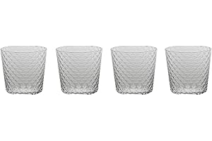 Zafferano Veneziano Mixology - Copas de Cristal para Cócteles, Bebidas Largas, Licores, Diseño Veneciano (Tumbler XL)