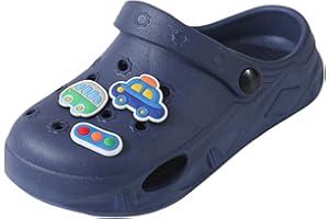 R-ISLAND Zuecos de niños,Clogs niños,Unisex,EVA,Antideslizante y Impermeable,Genial para Playa,Piscina,Casa Exterior.