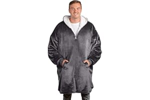 trekki Blanket Hoodie, Oversized Hoodie Blanket, Sherpa & Fleece Wearable Blanket Hoodies for Women & Men, Comfy & Fluffy Hooded Blankets, The Big Softy®