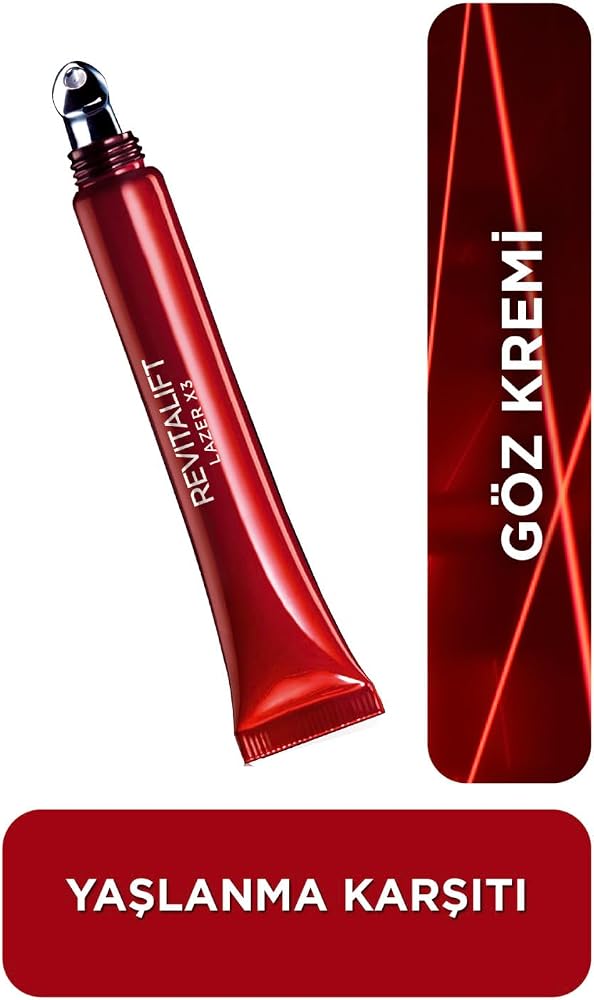 L'Oreal Paris Revitalift Lazer X3 Yaşlanma Karşıtı Göz Bakım Kremi 15 ml