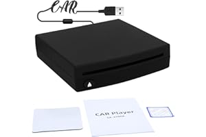 LNOPEVER Lecteur CD pour Voiture avec Interface USB 2.0, Lecteur CD/DVD Externe Portable Universel, Ordinateur, Lecteur Externe TV, Compatible avec La Radio De Voiture Android（ModèLes Compatibles Voir Photo）