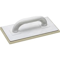 Meister Reibebrett Kunststoff - 280 x 140 mm - Filz-Belag / PU-Reibebrett für Maurer und Fliesenleger / Kartätsche…