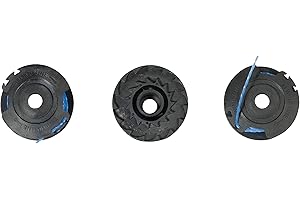 RYOBI - Pack de 3 Bobinas de Hilo Simple Ø 1,6mm, Longitud 4,5m para Cortabordes Eléctricos a Batería - Hilo Resistente y Duradero - Compatible con Varios Modelos - RAC125