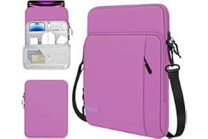 TiMOVO Funda para Tablet de 13" con Correa de Hombro para iPad Air 13", iPad Pro 13", iPad Pro 12.9", Galaxy Tab S9+/S9 Plus/S10+/S10 Plus/S9 FE+/S9 FE Plus 12.4", Remarkable Paper Pro 11.8",Morado