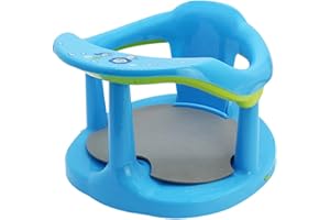 Huasean Baby Bath Seat - Baby Bath Support Seat,Baby Bath Chair with Straps and Non-Slip Mat,Non-Slip Baby Bathtub Seat with Suction Cups, Bathtub Chair for 6-18 Months Kids