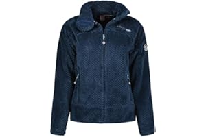 Geographical Norway Tropezienne Lady - Kurtka polarowa damska ciepła na zamek błyskawiczny - jesień zima wiosna ciepłe damskie kurtki damskie sportowe - sweter z długim rękawem futro miękkie