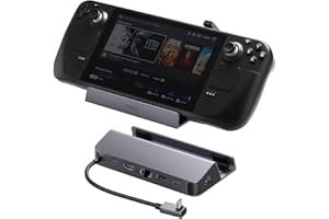 ‎ANKER Stacja ładująca Anker do Steam Deck/ROG Ally, stacja ładująca 6 w 1, koncentrator USB-C z HDMI 4K @60Hz, Ethernet 1 Gbps, 2 porty USB-A i 1 port USB-C, szybkie ładowanie 100 W i nie tylko.