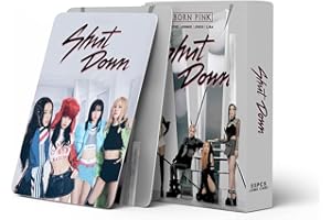 SAMSHINE Kpop BP Shut Down Lomo Tarjetas 55pcs BP Fotokarten BP Shut Down New Album Karten BP 2022 Mini Lomo Cards Kpop BP Photocard Set für Fans Girls (BP-down)