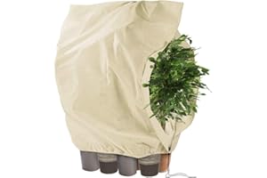 Tesmotor Housse D'hivernage, Housse de Protection pour Plantes, Voile d'hivernage économique Grande Capacité - 240 x 200 cm