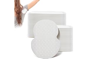 BD-HEREGO 100 Pcs Armpit Sweat Pads for Women and Men, Disposable Self-Adhesive Underarm Sweat Pads Invisible Comfortable Unflavored to Keep Armpits Dry and Clothes Clean