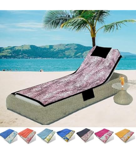 Copri Lettino Telo Mare Per Lettino Con Cuscino Gonfiabile Copri