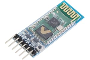 DiGiYes HC-05 Émetteur-récepteur RF sans fil Maître Esclave Intégré Bluetooth Module 6 Broches Port Série Communication BT Module Fit pour Arduino