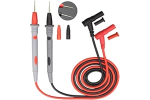 COMFORTY Cordon Multimetre, Fils de Test Multimètre 1000V 20A, Sondes de Touche Multimetre, Kit de Cordons de Test en Pour Électricien Pour Multimètres