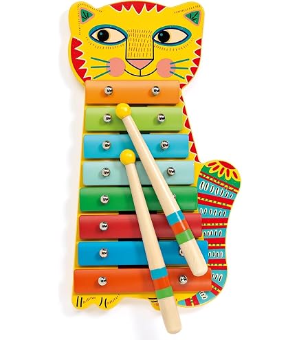 Djeco Animambo Maracas Jaguar - Giocattolo Musicale Per Bambini, Design Colorato - Foto 9