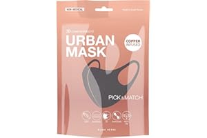 Basic Sense - Copper Infused Washable Reusable Plain Face Coverings Masks Made in South Korea