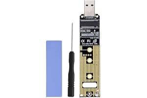 iJiZuo M.2 NVMe zu USB-Adapterplatine, M.2 SSD zu USB 3.1 Typ A-Karte, M.2 PCIe-basiertes M-Key-Festplattenkonverter-Reader-Festplattenkonverter