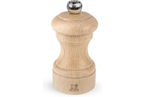Peugeot 9800-1/SME Bistro Salzmühle Holz, 5 x 5 x 10 cm, natur