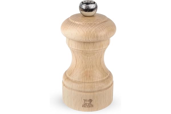 PEUGEOT - Moulin à Poivre Bistro 10 cm - Réglage Classique - En Bois Labellisé PEFC - Fabrication Française - Couleur : Naturel