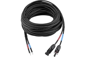 enjoy solar cable de conexión profesional de 6mm² cable de conexión del módulo solar al regulador de carga solar 10m