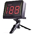 DRM Golf Swing Speed Radar with Red Digital Display and Voice Out, Hands Free, Free Standing, Portable Golf Speed Training Aid, Golf Gift