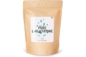 Nutripure | L-Glutamine Kyowa® végétale 100% pure | L-Glutamine en poudre | Complément Alimentaire | Acide Aminé | Récupération après l'Entrainement | 150g | Cure de 1 mois | Made in France