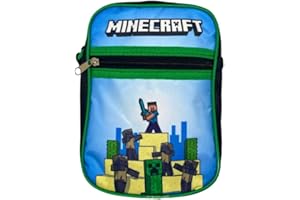 ILS I LOVE SHOPPING Borsello Bambino Marsupio Tracolla Ragazzo Spalla Regolabile Marsupio Viaggio Sportivo Tempo Libero Gadget (per MINECRAFT)