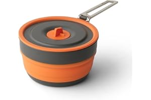 Sea to Summit Frontier - Olla plegable ultraligera de 1 litro para mochileros y camping