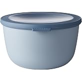 Mepal - Multi Bowl Cirqula Redondo - Food Containers with Lids - Suitable as Airtight Lunch Box for Fridge, Microwave and Fre