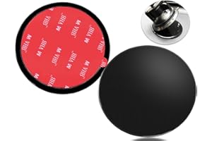 AYWFEY 2Pezzi Dischi Adesivi Cruscotto da 95 mm, Ventosa Universale Adatta a Tutti i Navigatori Satellitari, per Supporto a Ventosa Telefonico GPS Magellan per Navigatore Satellitare e Dash Cam