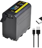 PATONA Akku Für Sony Kameras – 10050mAh, Kompatibel Mit NP-F970, NP-F950, NP-F750 Und Mehr | Lange Laufzeit, V1-Gehäuse