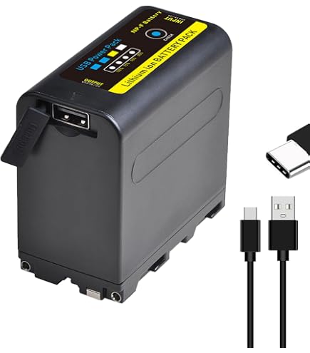 EXTENSILO Akku Für Sony Kameras – Kompatibel Mit MVC-CD400, CD500, GV-D1000, 4800 MAh, 7,2 V, Li-Ion