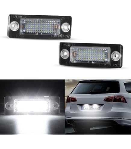 Luci Targa Auto 18 LED 3528 SMD - Per VW Touran, Golf 5, Passat B6 E Altri Modelli - Foto 4