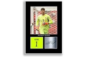 LJW tryck Gregor Kobel Schweiz 2026 fotbollstryck väggkonst signerad autograf fotoaffisch för fans