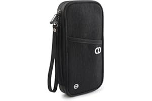 dayday® Passport Holder Travel Wallet Accessories Document Airplane Holiday Essentials Organiser Bag with RFID Blocking Unise
