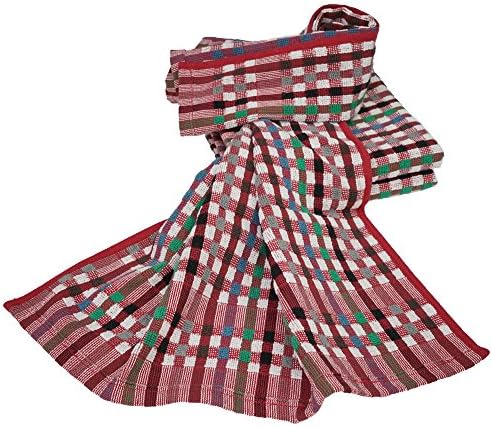 Shop Friends Tea Towels, Set of 3 Towels 100% Cotton – 50 x 80 cm red