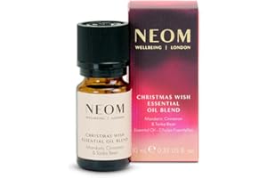 NEOM Christmas Wish Essential Oil Blend 10ml I Pure Essential Oils Including Mandarin, Cinnamon and Tonka Bean I Expertly Blended I Relax and Unwind