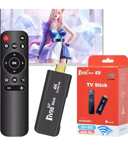 Android TV Stick 12.0 - 2GB RAM, 16GB ROM, 4K HDR, WiFi Dual-Band, Processore Quad-Core - Foto 2
