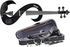 Stagg EVN 4/4 BK E-Violine mit Softcase