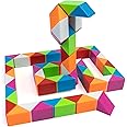 Cubelelo Magic Snake Rainbow Puzzle Cube (72 Wedges) | Twist and Turn Shape Creation Fun Game for Kids Boys Girls and Adults | Multicolor Brain Teaser Stress Buster Toy | for Ages 3 Years and Above