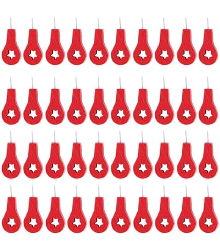 40 Puntine Da Disegno In Legno Rosso - Per Mappe, Lavagne, Carta, Forma A Bolla