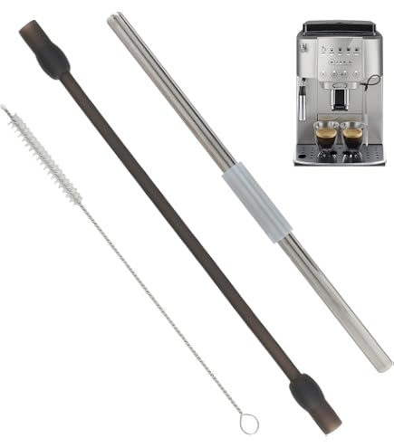 3 Pièces Tuyaux à Lait Inox + Brosse - Compatible Siemens EQ6 EQ700 Et Bosch