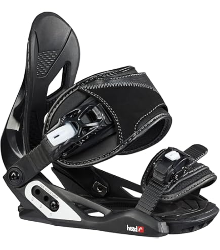 Fixation Snowboard Head Lytride JR 2025 Noir - Pour Enfants, Taille XS/S, Flex 2, Ajustable