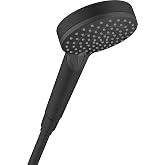 Hansgrohe Vernis Blend 26270670 El Duşu, 2 P&uuml;sk&uuml;rtme T&uuml;r&uuml;, Yuvarlak Duş Başlığı (100 mm), Kire&ccedil; &Ouml;nleyici Fonksiyonlu, Mat Siy