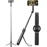 Spigen Kablosuz Bluetooth Selfie &Ccedil;ubuğu MagSafe ile Uyumlu Uzaktan Kumandalı Tripod / 1.2 Metre Kolay Taşınabilir Mag Fit S58