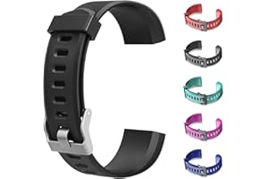 CXINLky Ersatzbänder, Uhrenarmbänder aus Silikon für ID115Plus HR Smart Watch, Verstellbare Riemen, Buntes Uhrenarmband Zubehör für ID115Plus HR Smartwatch