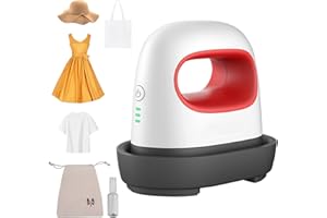 Uennm Mini pressa a a caldo fai da te con 3 livelli di riscaldamento,pressa a trasferimento plotter,piccoli progetti in vinile HTV,macchina da stampa portatile per magliette,cappelli,scarpe (PINK)