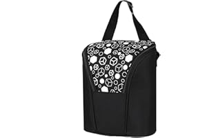 Voiakiu Sac Refroidisseur de Lait Maternel, Refroidisseur de biberon à Membrane en Aluminium Portable, Convient à 2 Grands biberons jusqu'à 9 onces, pour mère Qui allaite